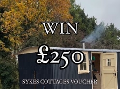 Win £250 in Sykes Cottages Vouchers