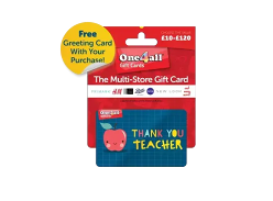 Win a £250 One4all Giftcard for your Child's Teacher