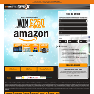 Win £250 to spend at Amazon