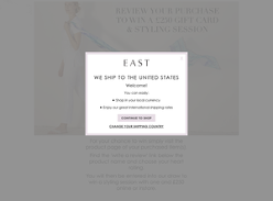 Win £250 to spend at EAST