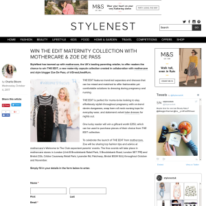 Win £250 to spend on The Edit Maternity Collection