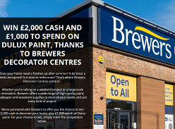 Win £2K Cash & £1K Worth of Dulux Paint
