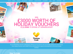 Win £3,000 of holiday vouchers and £500 to spend at Swimwear365