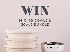 Win 3 Iconic Mason Cash Mixing Bowls and Smegs Chic New Scales