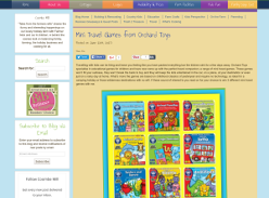 Win 3 Orchard Toys Mini Games worth £14.97