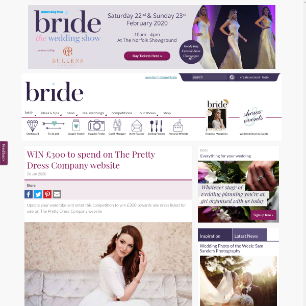 Win £300 to spend on The Pretty Dress Company website