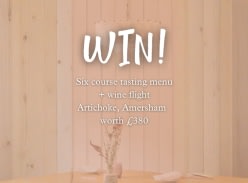 Win a £380 Six Course Michelin Star Meal and a Wine Flight for Two