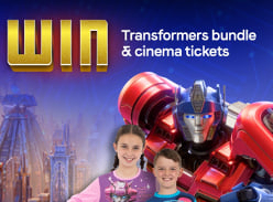 Win 4 Cinema Tickets to see the New Transformers One Film and a Transformers One Bundle