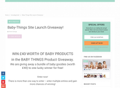 Win £40 of Newborn Baby Products