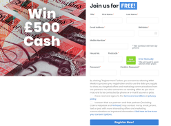 Win £500 cash