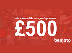 Win a £500 Motorbike Care Package