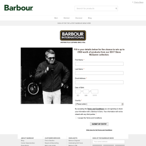 Win £500 of Barbour Steve McQueen Clothes