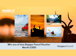 Win 1 of 2 £500 Steppes Travel Vouchers