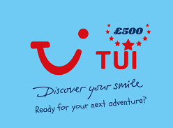 Win a £500 TUI Travel Voucher