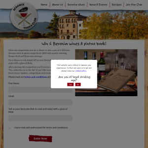 Win 6 Beronia Wines + Pintxo Book