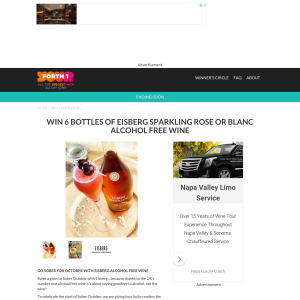 Win 6 Bottles of Eisberg Alcohol Free Wine