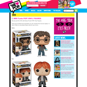 Win 6 Funko Pop Vinyl Figures