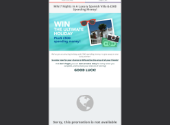 Win 7 Nights In A Luxury Spanish Villa & £500 Spending Money