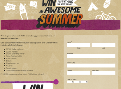 Win a £1,500 FatFace Gift Card, £1,000 Cash, Camp Bestival Tickets, a GoPro + More + 100 R/up Prizes: £50 FatFact Giftcard