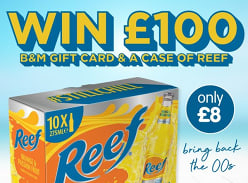 Win a £100 B&M Gift Card PLUS a case of Reef