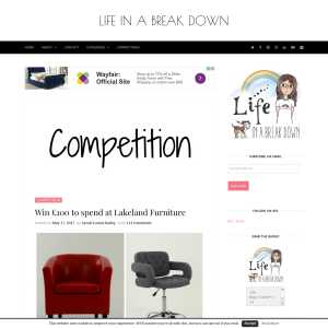 Win a £100 Lakeland Furniture Voucher