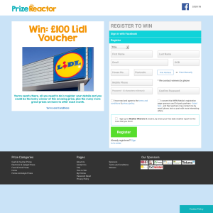 Win a £100 Lidl voucher