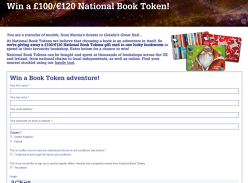 Win a £100 National Book Token gift card