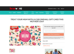 Win a £100 One4All Gift Card