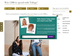 Win a £100 Trilogy Voucher