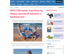 Win a £100 voucher to purchase any Platypus Australia UV Swimwear or Beachwear item