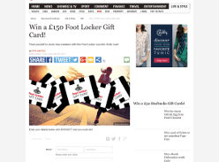 Win a £150 Foot Locker Gift Card