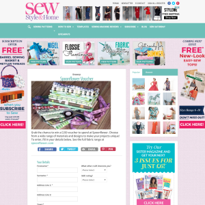 Win a £150 voucher to spend at Spoonflower