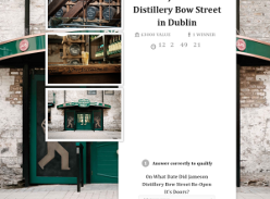 Win a 2-Day Trip To The Jameson Distillery Bow Street in Dublin