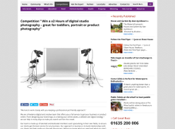 Win a 2 Hours of digital studio photography