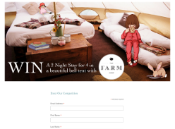 Win A 2 Night Stay for 4 in a Bell Tent