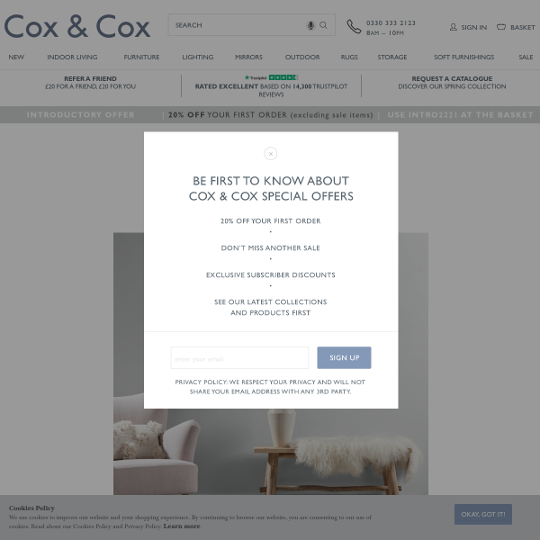 Win a £200 Cox and Cox Voucher
