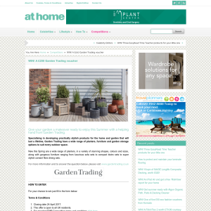 Win A £200 Garden Trading Voucher
