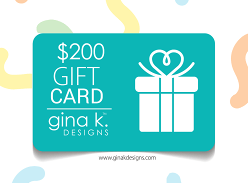 Win a $200 Gina K. Designs Gift Card