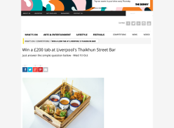 Win a £200 tab at Liverpool's Thaikhun Street Bar