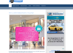 Win a £25 Debenhams Gift Card