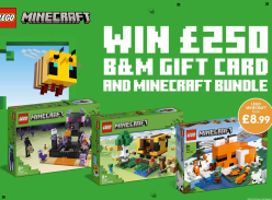 Win a £250 B&M Gift Card PLUS a Minecraft x LEGO Bundle