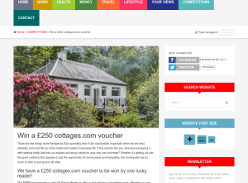 Win a £250 cottages.com voucher