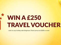 Win a £250 Holiday Voucher with Brightsun Travel