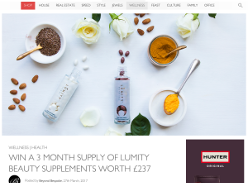 Win a 3 month beauty supply from Lumity worth over £200