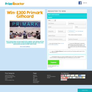 Win a £300 Primark Gift Card