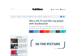 Win a 32” Samsung TV, Blu-ray player and a selection of Studiocanal Blu-rays