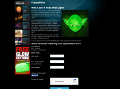 Win a 3D FX Yoda Wall Light