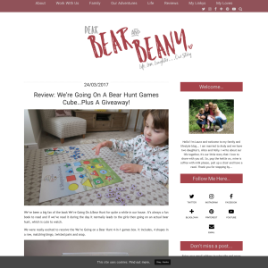 Win a 4-in-1 We're going on a Bear Hunt Game Box