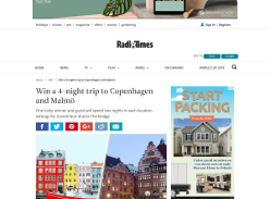 Win a 4-night trip to Copenhagen and Malmö