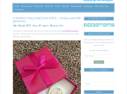 Win a £40 Kaya Jewellery Gift Voucher